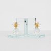 Crystal pineapple bookend