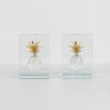 Crystal pineapple bookend