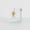 Crystal pineapple bookend