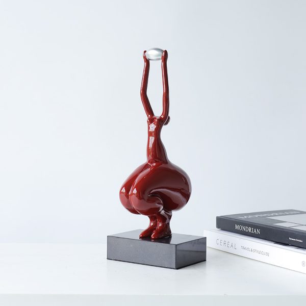 Modern Abstract Chrome Sculpture