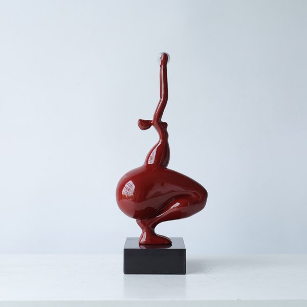Modern Abstract Chrome Sculpture