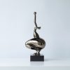 Modern Abstract Chrome Sculpture
