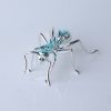 sleek chrome ant sculpture contemporary decor